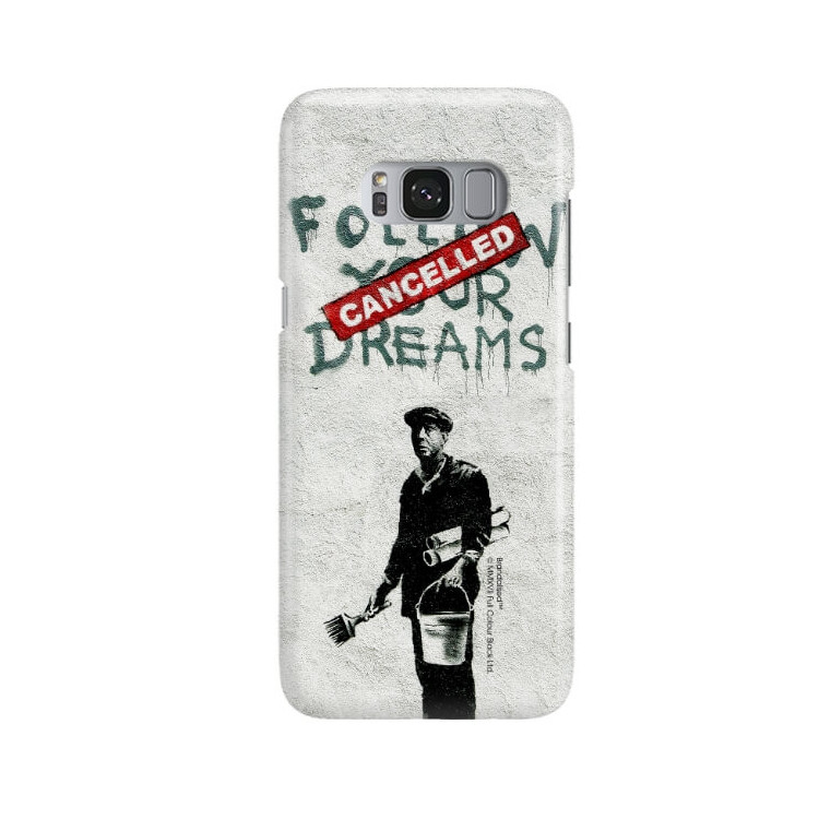 ETUI NA TELEFON SAMSUNG GALAXY S8 G950 BANKSY WZÓR BK115