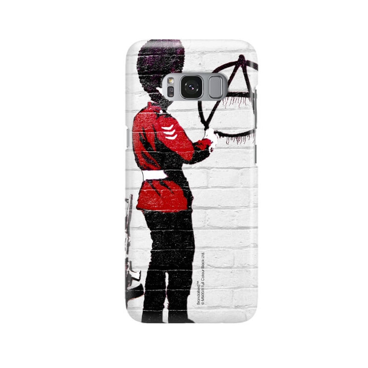 ETUI NA TELEFON SAMSUNG GALAXY S8 G950 BANKSY WZÓR BK134