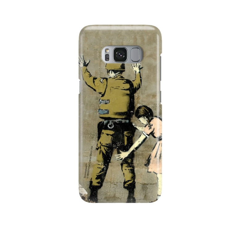 ETUI NA TELEFON SAMSUNG GALAXY S8 G950 BANKSY WZÓR BK135