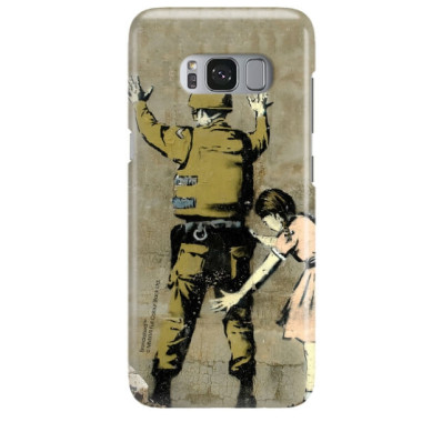 ETUI NA TELEFON SAMSUNG GALAXY S8 G950 BANKSY WZÓR BK135