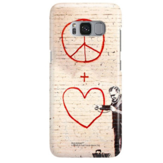 ETUI NA TELEFON SAMSUNG GALAXY S8 G950 BANKSY WZÓR BK146