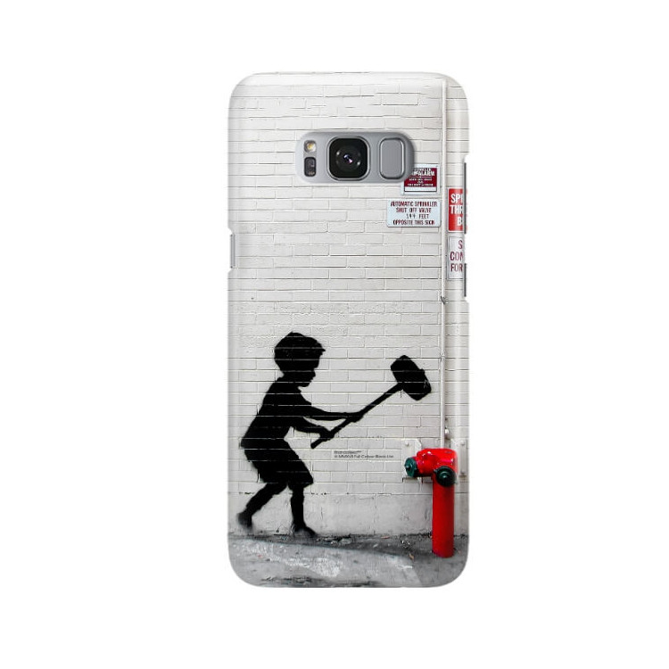 ETUI NA TELEFON SAMSUNG GALAXY S8 G950 BANKSY WZÓR BK178