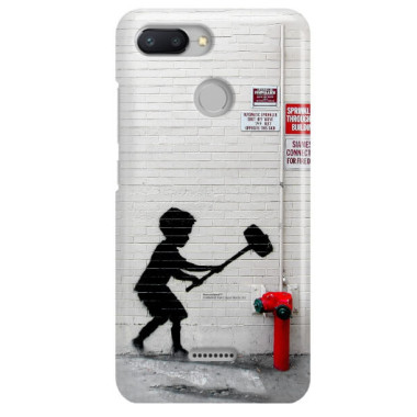 ETUI NA TELEFON XIAOMI REDMI 6 BANKSY WZÓR BK178