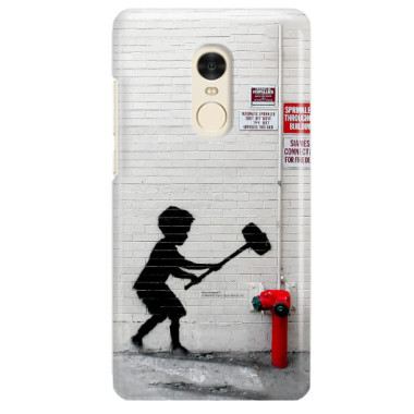 ETUI NA TELEFON XIAOMI REDMI NOTE 4X BANKSY WZÓR BK178