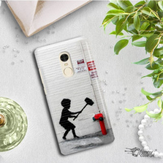 ETUI NA TELEFON XIAOMI REDMI NOTE 4X BANKSY WZÓR BK178