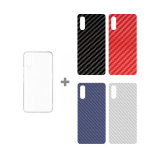Etui Lenovo MOTO Z PLAY, Etui Clear Carbon Wielokolorowy - FunnyCase