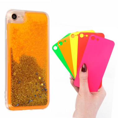 Etui Apple IPHONE 5 / 5S / SE, Etui Liquid Neon Wielokolorowy - FunnyCase