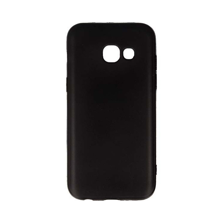 ETUI GUMA SMOOTH SAMSUNG GALAXY A3 2017 A320 CZARNY