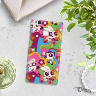 ETUI NA TELEFON HUAWEI P9 LITE CARTOON NETWORK ATOMÓWKI WZÓR AT492