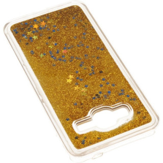 GUMA LIQUID ETUI NA TELEFON SAMSUNG GALAXY J3 2016 J320 ZŁOTY