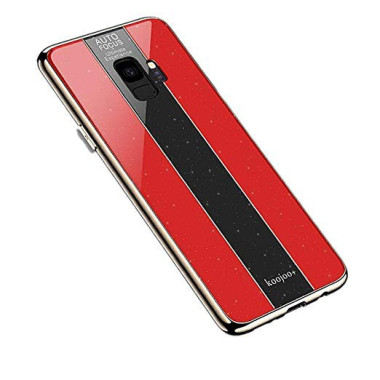 ETUI GLASS NA TELEFON SAMSUNG S9 CZERWONY