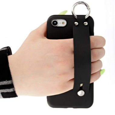 Etui Huawei P9 LITE MINI, Etui Smooth Uchwyt Czarny - FunnyCase