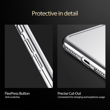 GUMA SMOOTH ETUI NA TELEFON IPHONE X / XS A1901/A1920 GRANATOWY