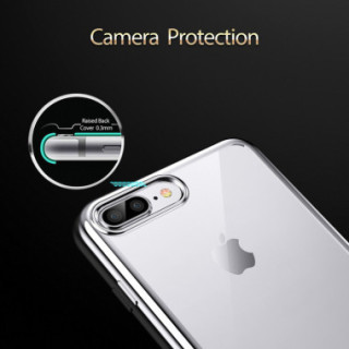 GUMA LIQUID PEARL ETUI NA TELEFON IPHONE 6 4.7'' A1586 /A1688 SREBRNY