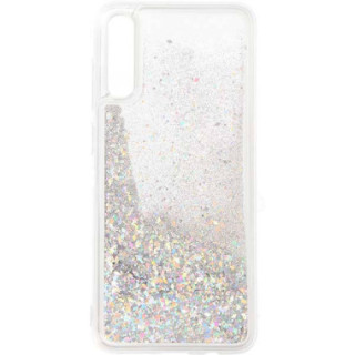 ETUI GUMA LIQUID SAMSUNG GALAXY A70 SREBRNY