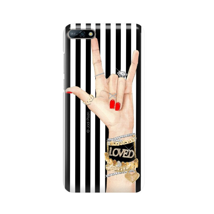 Etui Huawei Y7 PRIME 2018, Etui Jodi Pedri Wielokolorowy - FunnyCase