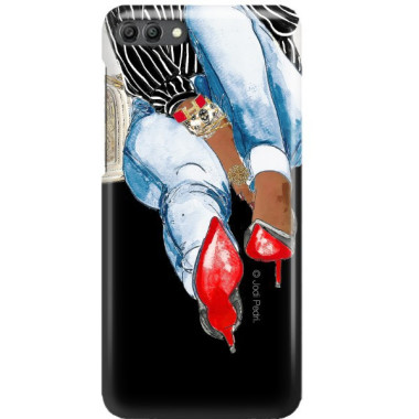 Etui Huawei Y9 2018, Etui Jodi Pedri Wielokolorowy - FunnyCase