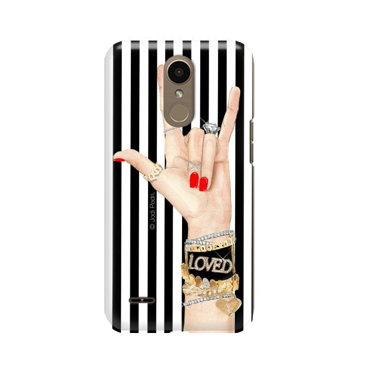 Etui Lg K10 2017, Etui Jodi Pedri Wielokolorowy - FunnyCase