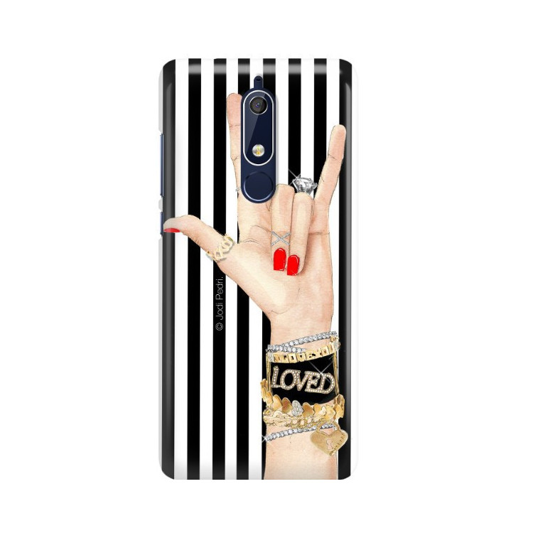 Etui Nokia 5.1, Etui Jodi Pedri Wielokolorowy - FunnyCase