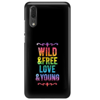 Etui Huawei P20, Etui Neon Wielokolorowy - FunnyCase