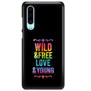 Etui Huawei P30, Etui Neon Wielokolorowy - FunnyCase