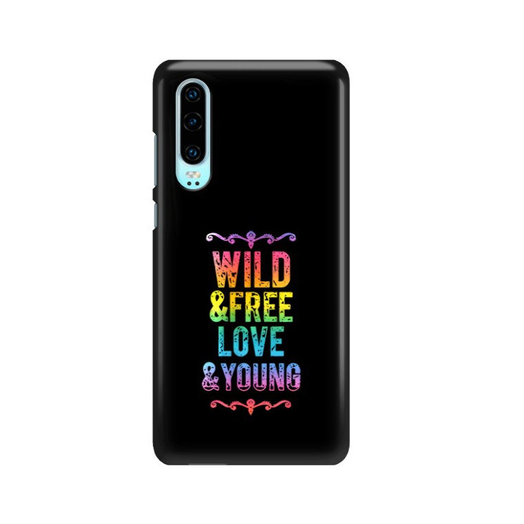 Etui Huawei P30, Etui Neon Wielokolorowy - FunnyCase