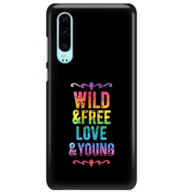 Etui Huawei P30, Etui Neon Wielokolorowy - FunnyCase