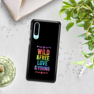 Etui Huawei P30, Etui Neon Wielokolorowy - FunnyCase