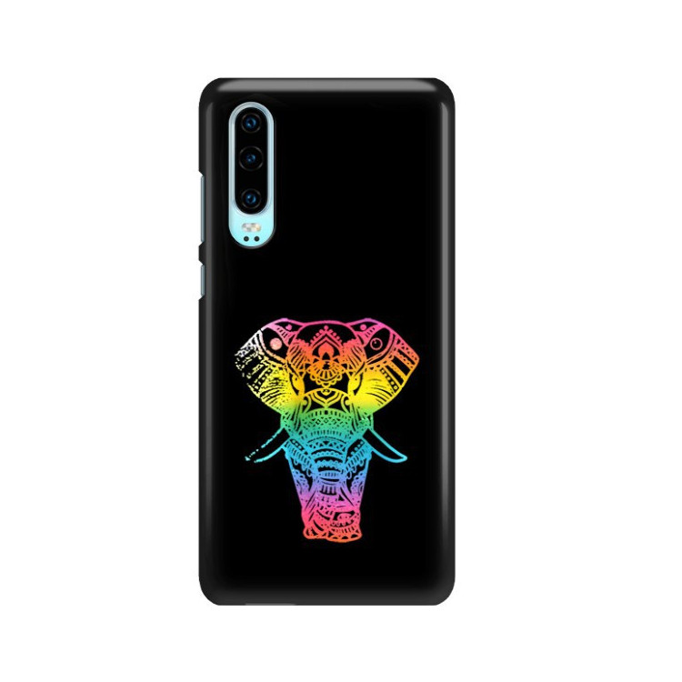 Etui Huawei P30, Etui Neon Wielokolorowy - FunnyCase