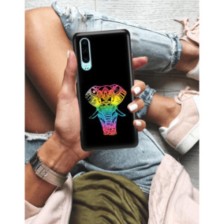 Etui Huawei P30, Etui Neon Wielokolorowy - FunnyCase