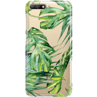 Etui Huawei Y6 2018 / HONOR 7A, Etui Tropic Wzory Wielokolorowy - FunnyCase