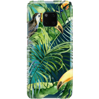 Etui Huawei MATE 20 PRO, Etui Tropic Wzory Wielokolorowy - FunnyCase