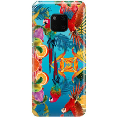 Etui Huawei MATE 20 PRO, Etui Tropic Wzory Wielokolorowy - FunnyCase