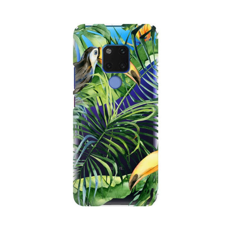 Etui Huawei MATE 20, Etui Tropic Wzory Wielokolorowy - FunnyCase