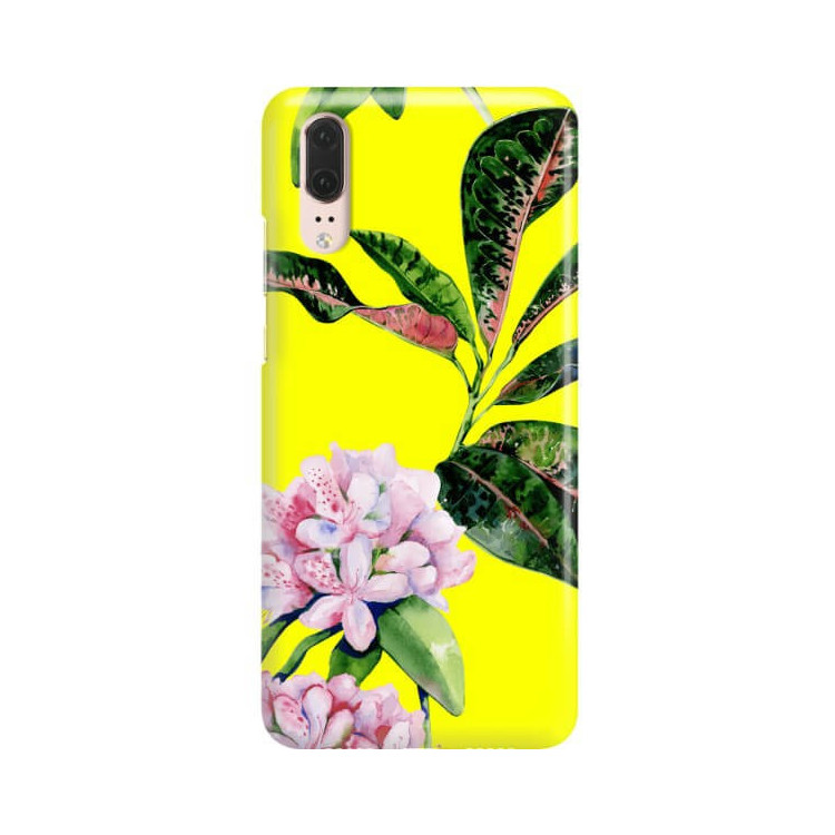 Etui Huawei P20, Etui Tropic Wzory Wielokolorowy - FunnyCase