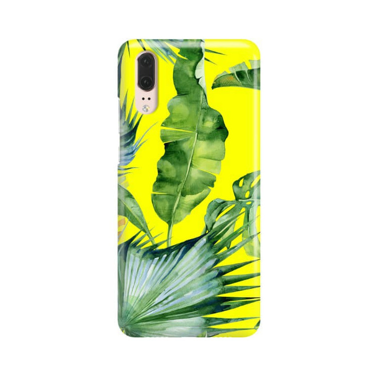 Etui Huawei P20, Etui Tropic Wzory Wielokolorowy - FunnyCase