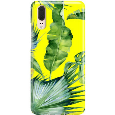 Etui Huawei P20, Etui Tropic Wzory Wielokolorowy - FunnyCase