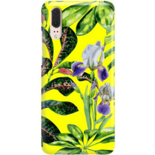 Etui Huawei P20, Etui Tropic Wzory Wielokolorowy - FunnyCase