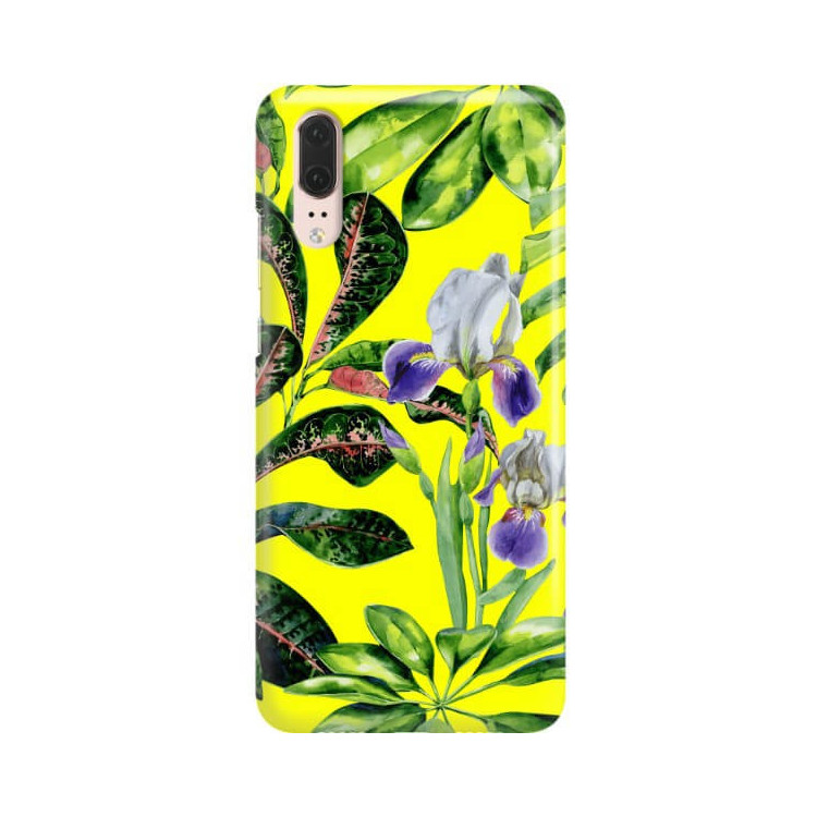 Etui Huawei P20, Etui Tropic Wzory Wielokolorowy - FunnyCase