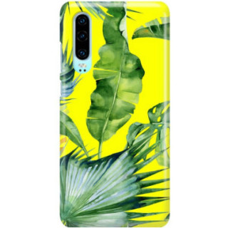 Etui Huawei P30, Etui Tropic Wzory Wielokolorowy - FunnyCase