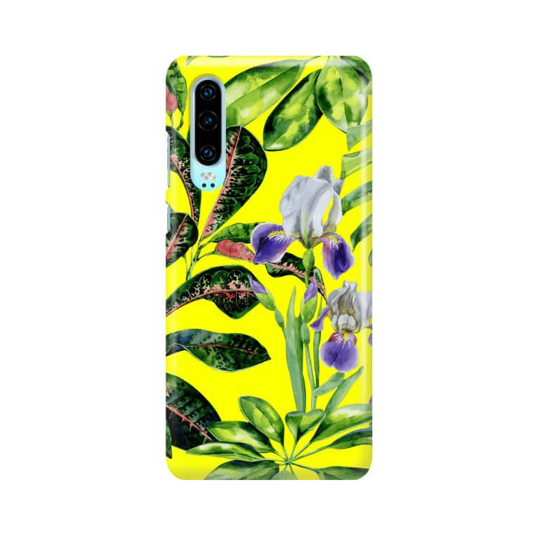 Etui Huawei P30, Etui Tropic Wzory Wielokolorowy - FunnyCase