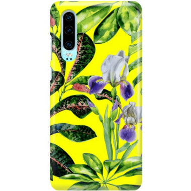 Etui Huawei P30, Etui Tropic Wzory Wielokolorowy - FunnyCase