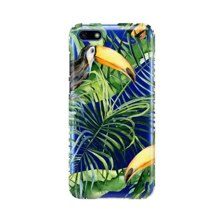 Etui Huawei Y5 2018, Etui Tropic Wzory Wielokolorowy - FunnyCase