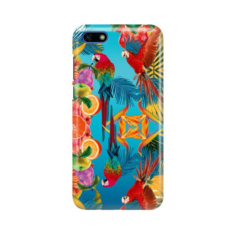 Etui Huawei Y5 2018, Etui Tropic Wzory Wielokolorowy - FunnyCase