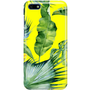 Etui Huawei Y5 2018, Etui Tropic Wzory Wielokolorowy - FunnyCase