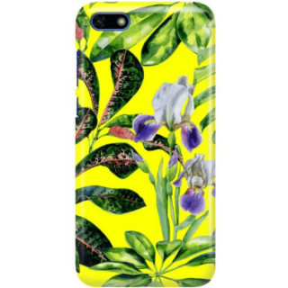 Etui Huawei Y5 2018, Etui Tropic Wzory Wielokolorowy - FunnyCase