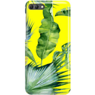 Etui Huawei Y9 2018, Etui Tropic Wzory Wielokolorowy - FunnyCase