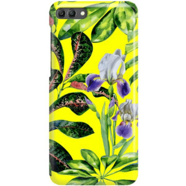 Etui Huawei Y9 2018, Etui Tropic Wzory Wielokolorowy - FunnyCase