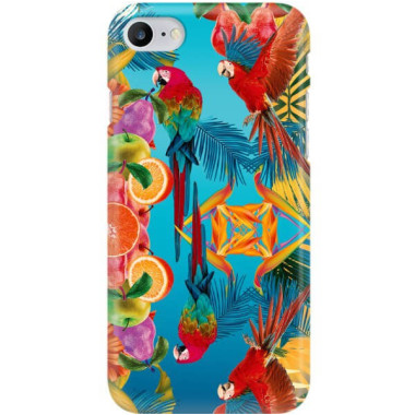 Etui Apple IPHONE 7 / 8, Etui Tropic Wzory Wielokolorowy - FunnyCase