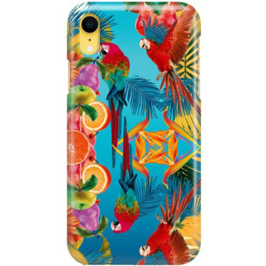 Etui Apple IPHONE XR, Etui Tropic Wzory Wielokolorowy - FunnyCase